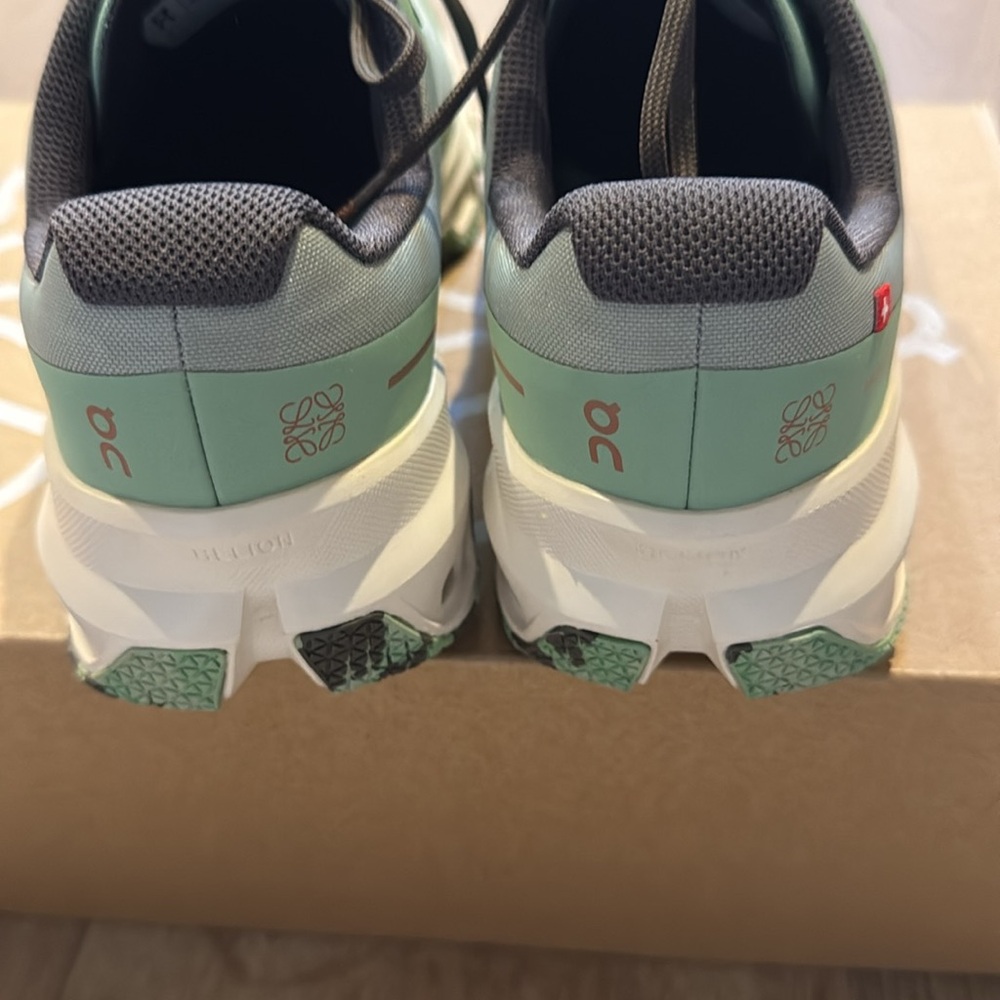 New Loewe Cloudventure Pale Green and Gray Sneakers - Picture 4 of 9